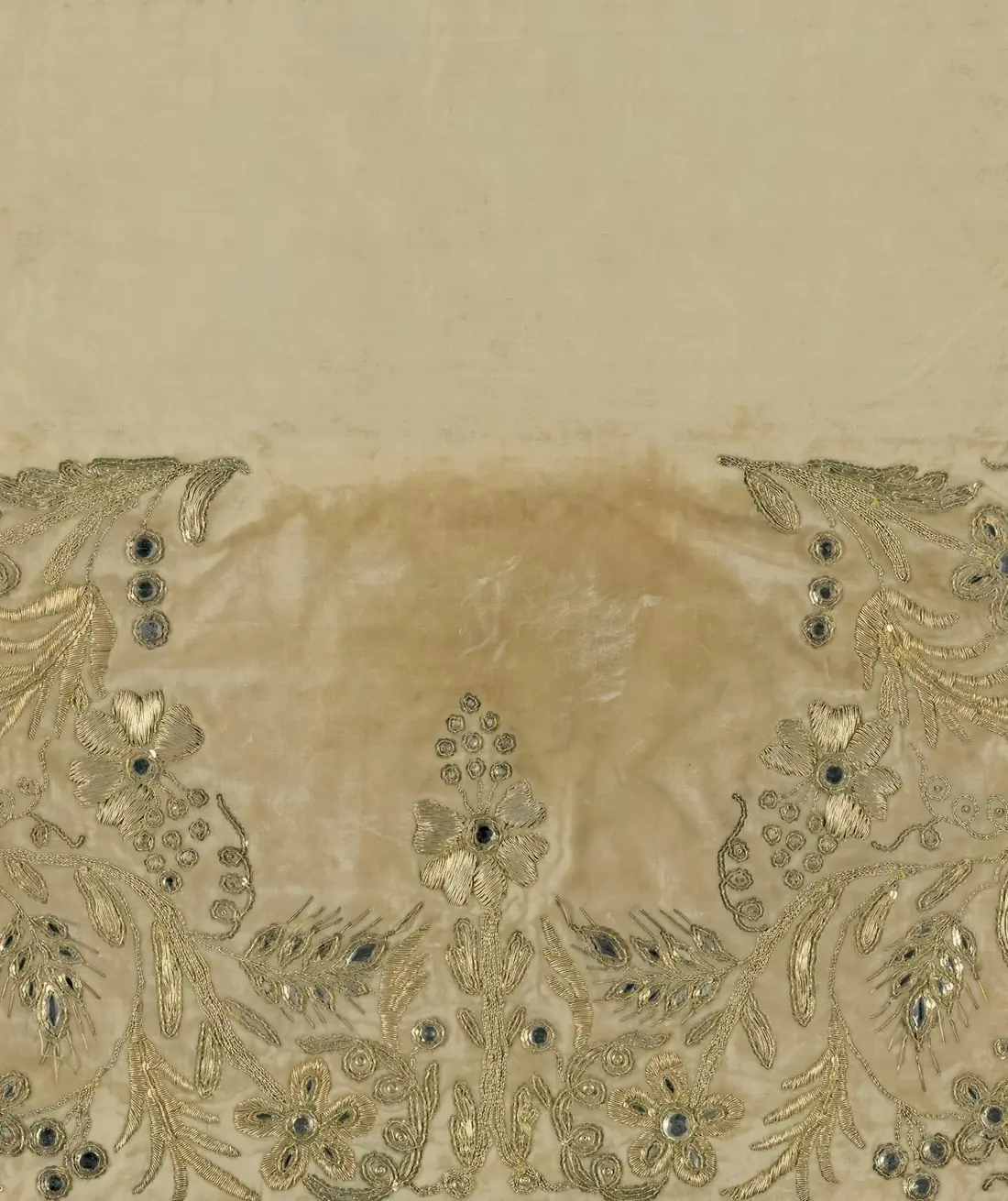Delicate fabric and decorative detailing